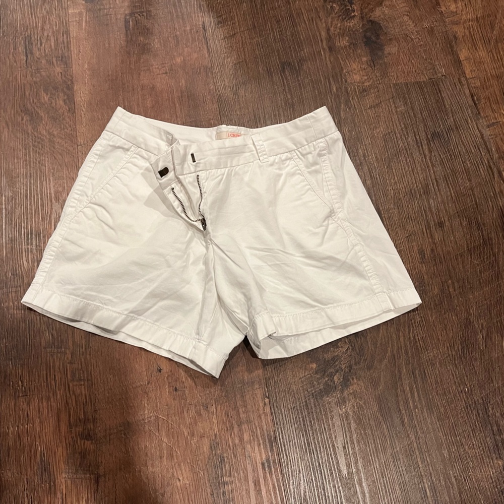 White J Crew Shorts